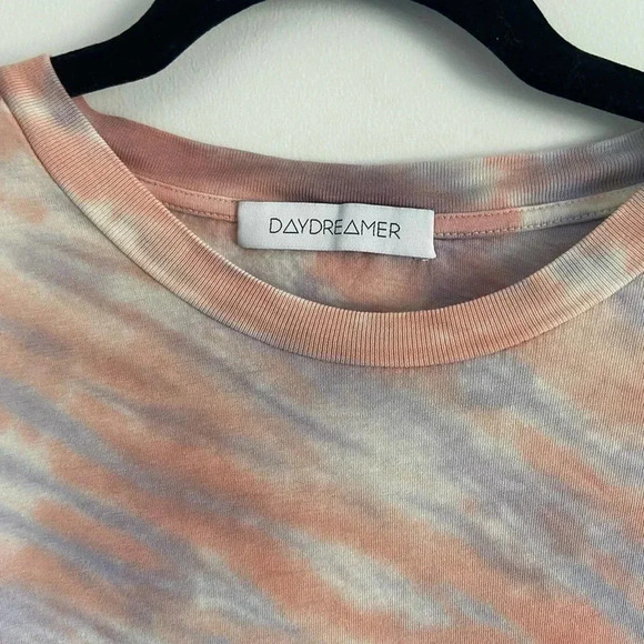 Daydreamer tie died crop top Tee SIZE XS - Picture 3 of 6
